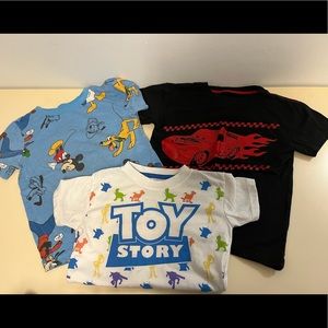 3 Disney shirts